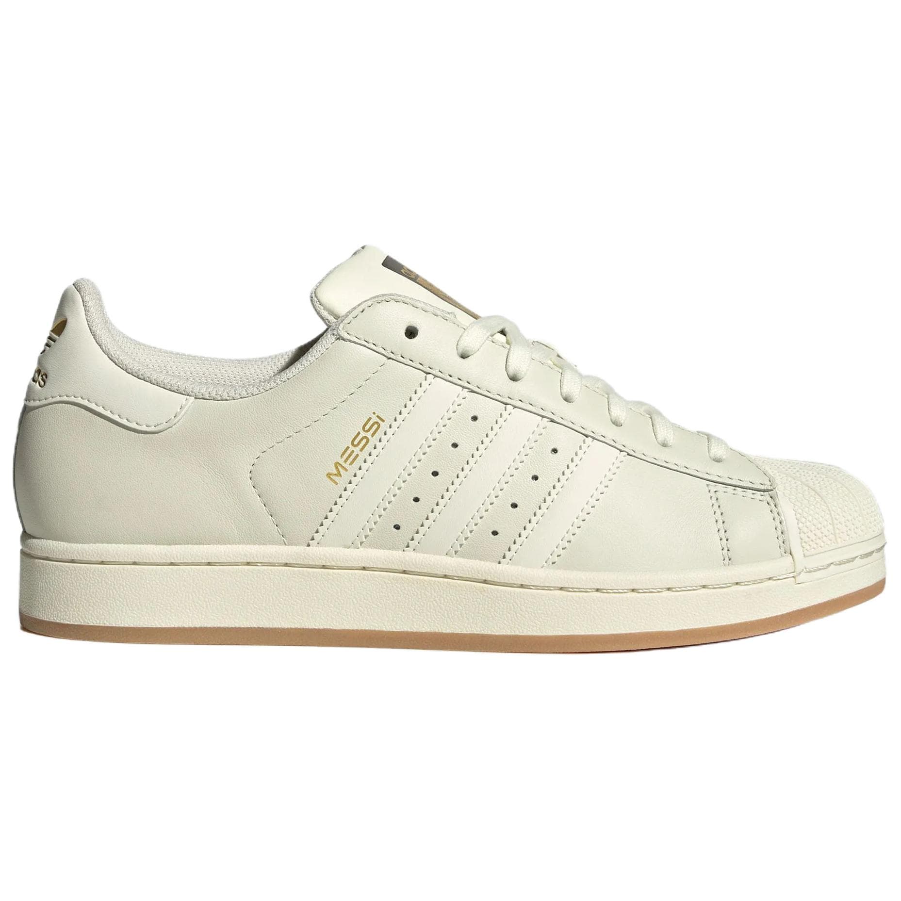 MESSI X Adidas Originals SUPERSTAR Skate Lowtop Ivory White