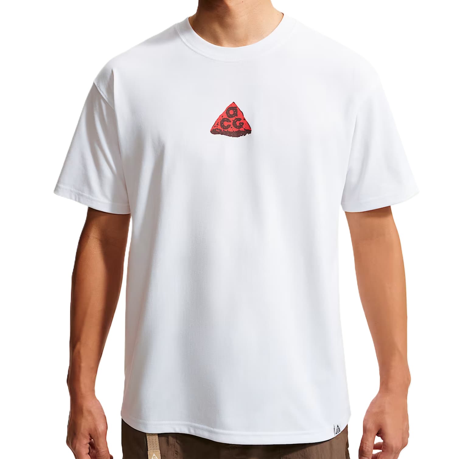 Nike ACG DRIFIT QuickDry TShirts Mountain Peak White Crew Neck Moderate