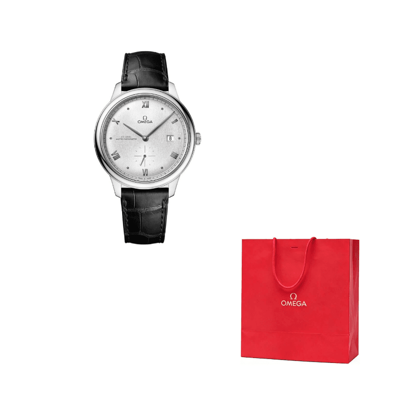 OMEGA Disc Fly Collection Elegant Automatic Mechanical Movement Watch 41mm Silver Dial Silver Dial