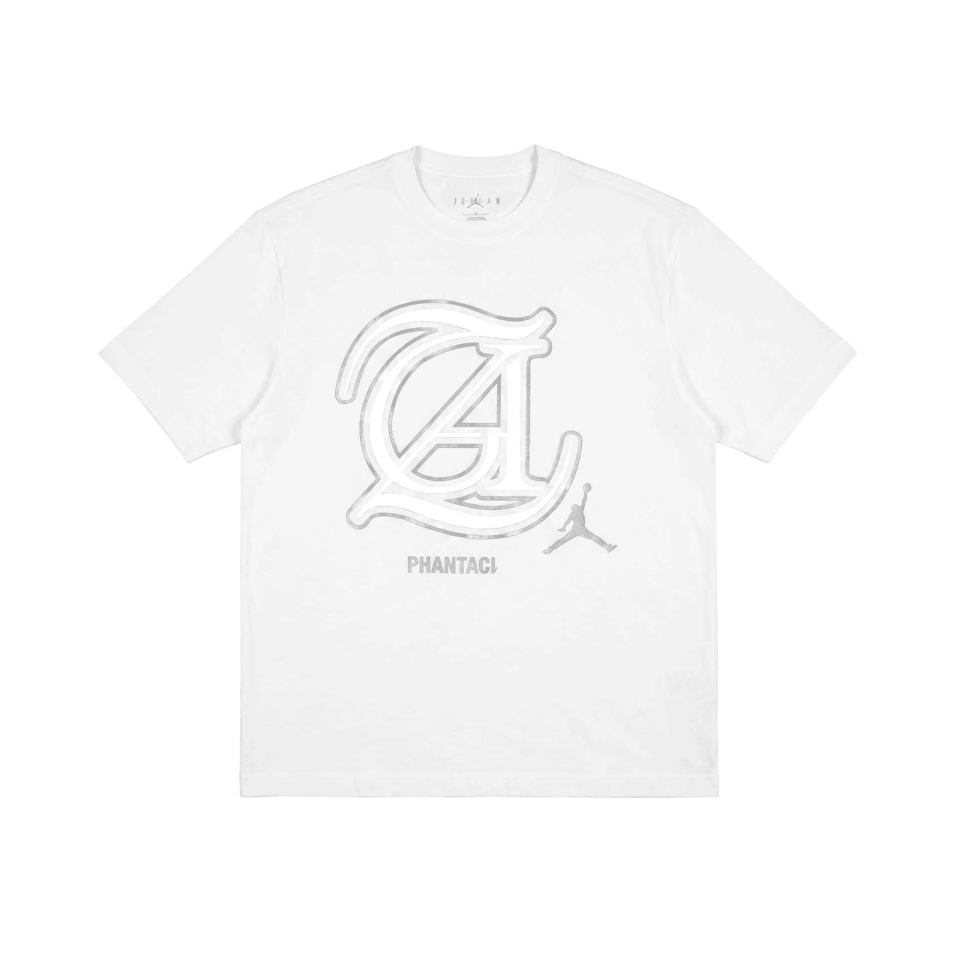 Jordan X PHANTACI TShirts White Crew Neck Moderate