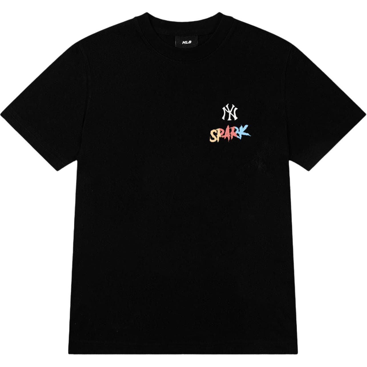 MLB New York Yankees TShirts Black Crew Neck Moderate Straight Fit