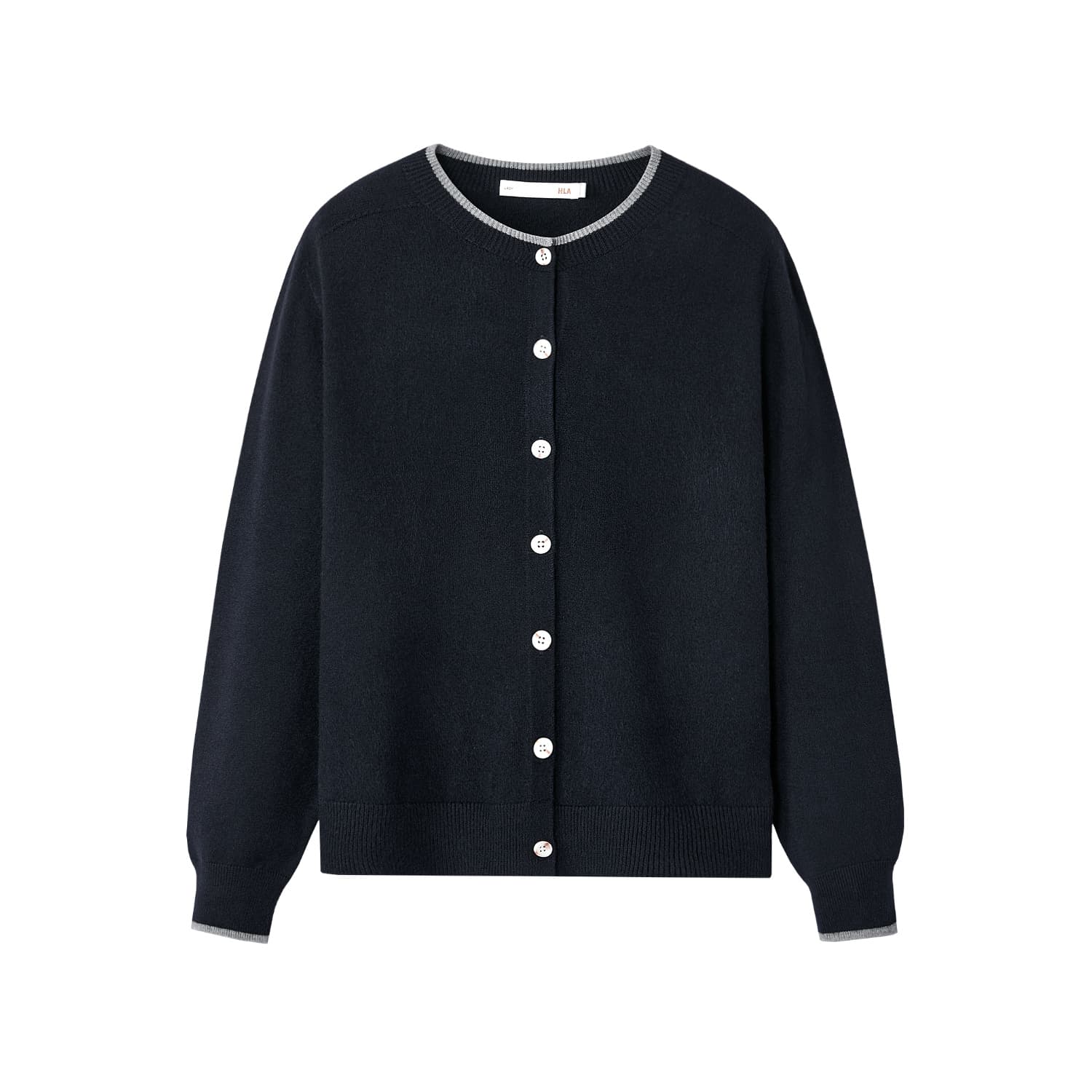 HLA Knitted Fabric Cardigan