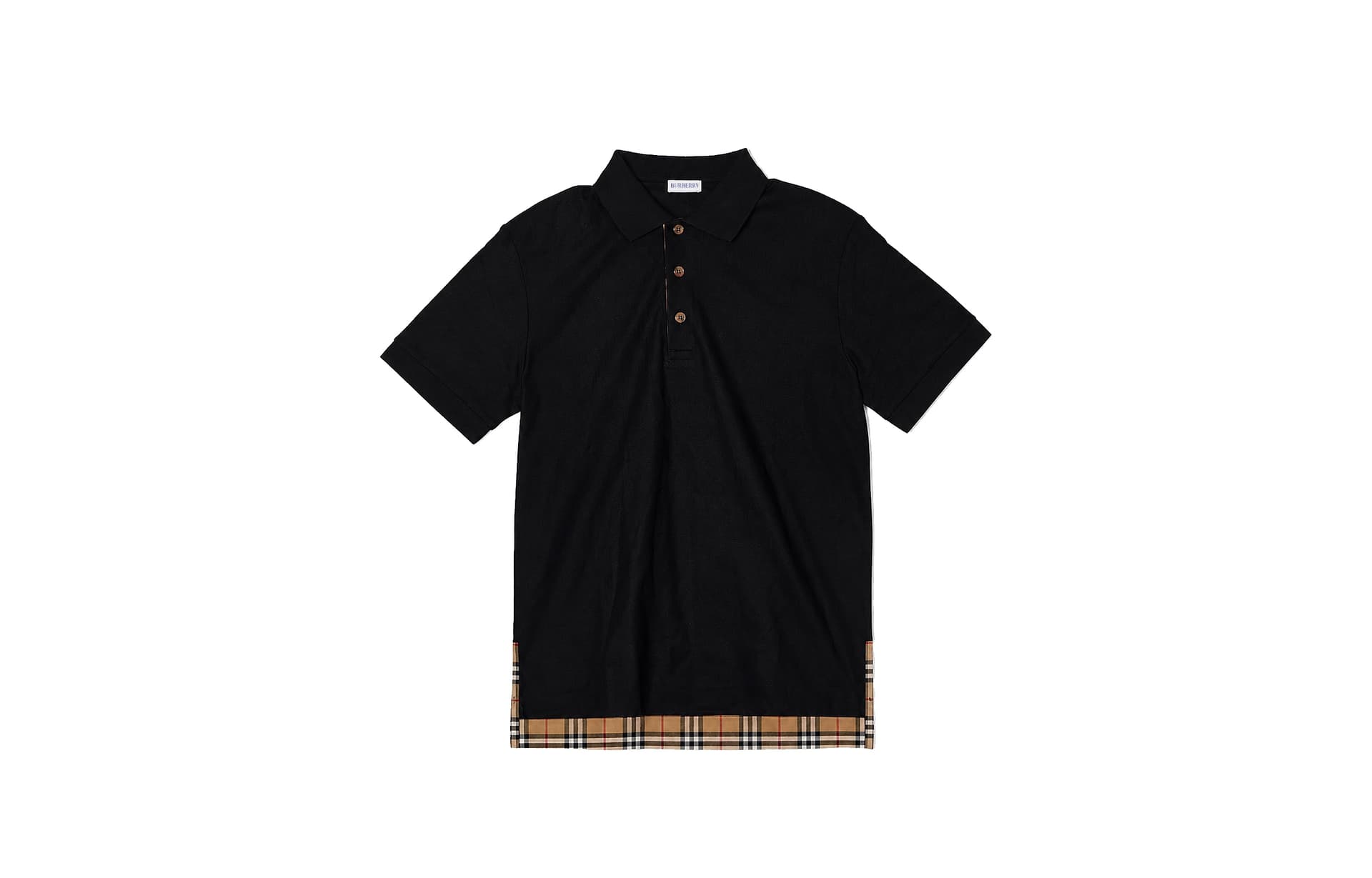 Burberry Polo Shirts Polo Collar Moderate Straight Fit