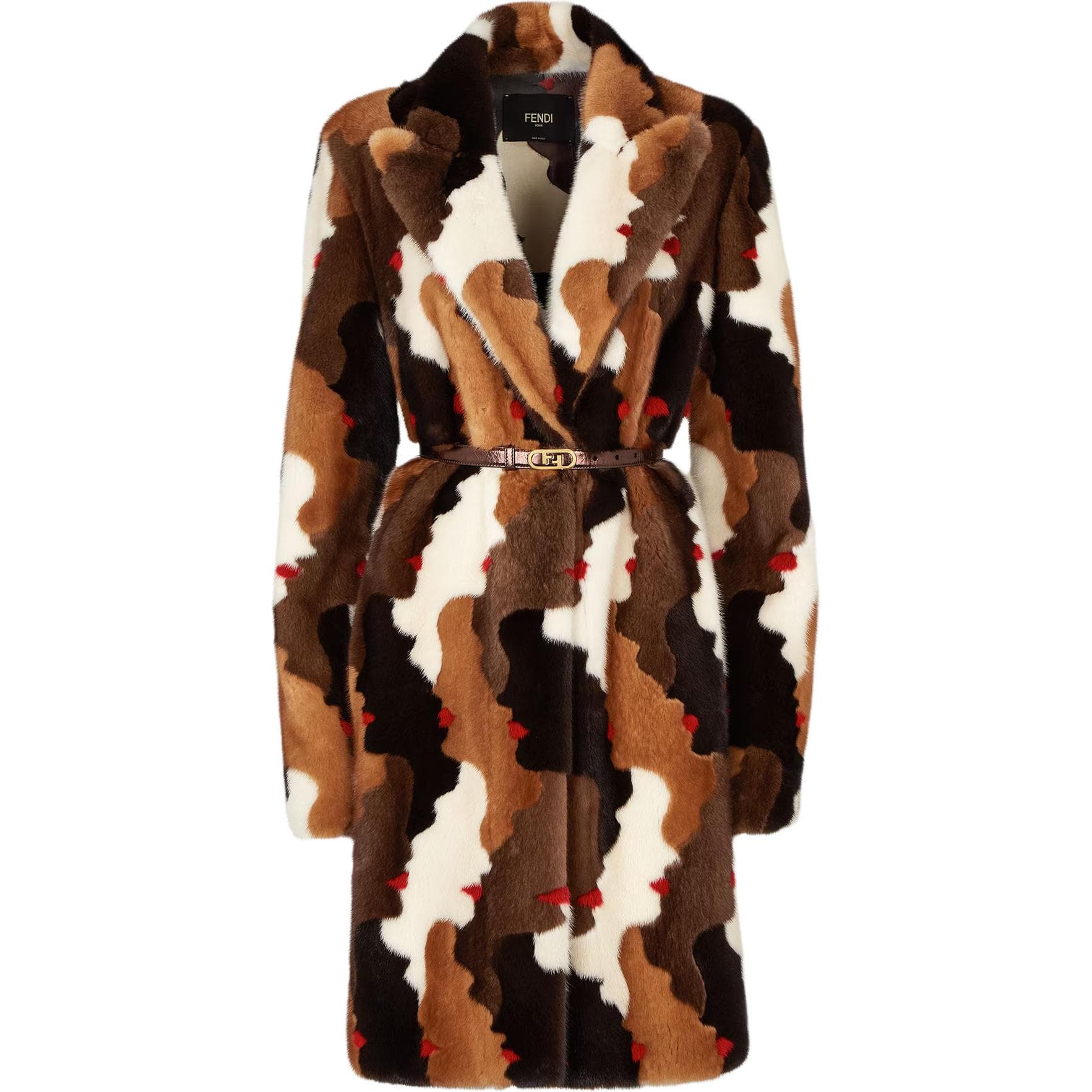 FENDI Jackets Multicolor Moderate Straight Fit Multicolor