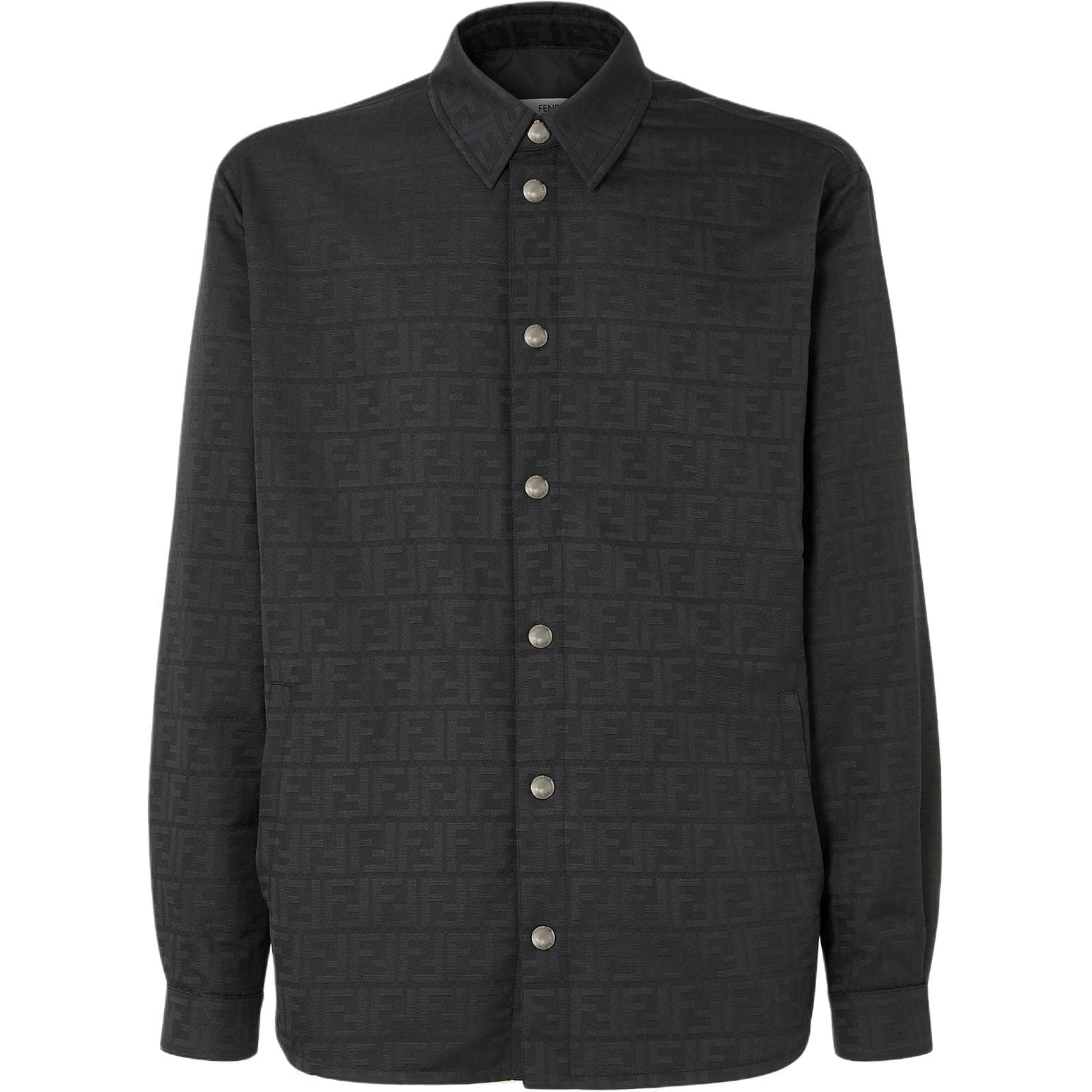 FENDI Jackets Black Lapel Moderate Straight Fit