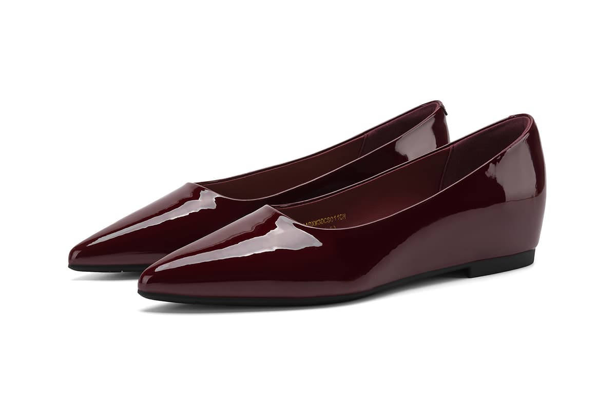 HLA Unlined Black/Burgundy/Nude