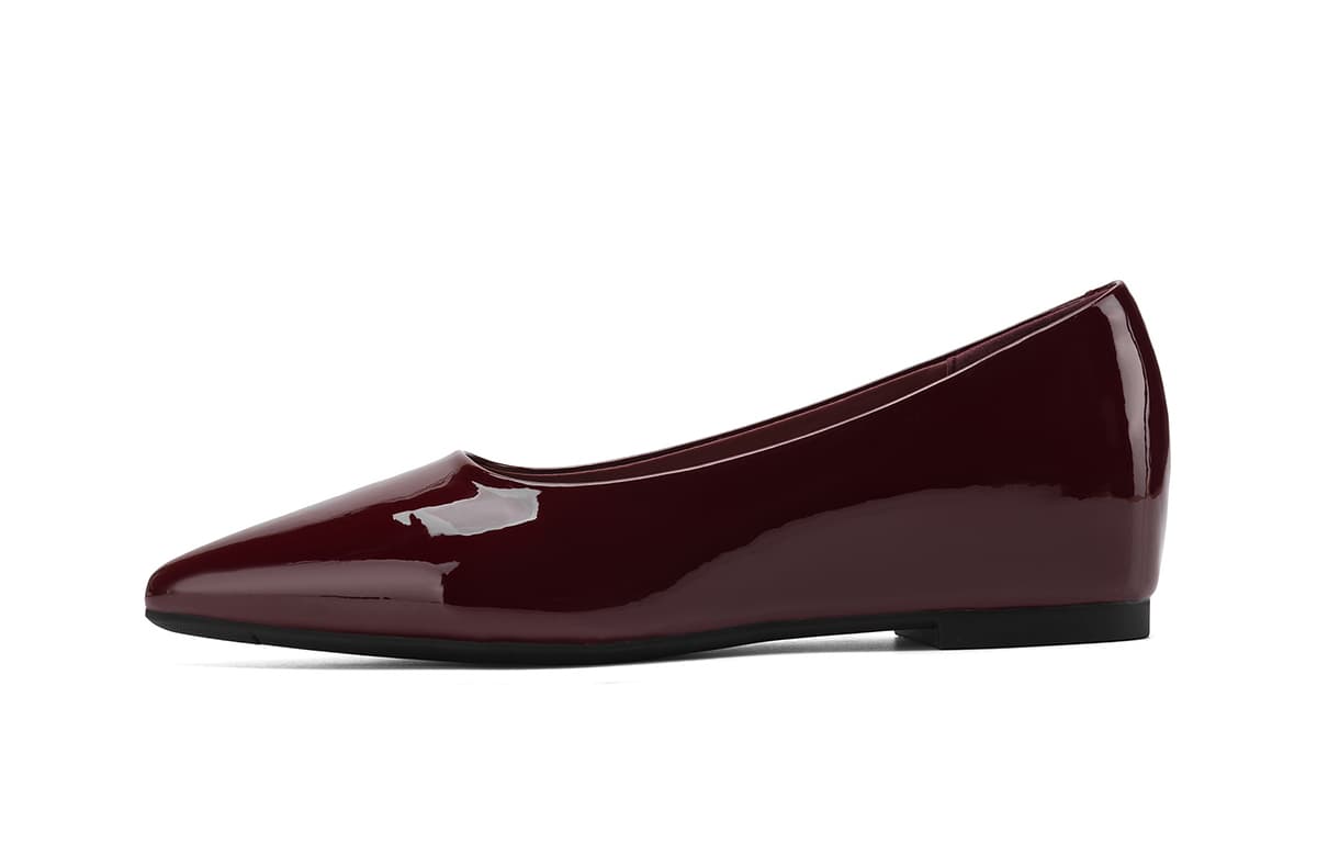 HLA Unlined Black/Burgundy/Nude