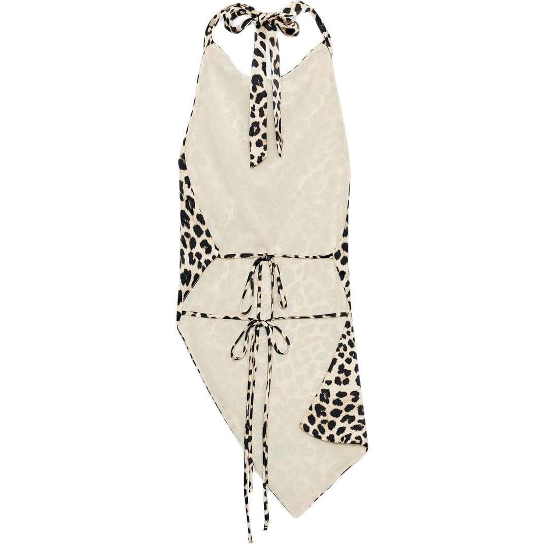 ZARA Tank Tops Leopard Print Other