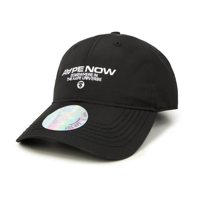 Aape Polyester Baseball Caps Black BKX
