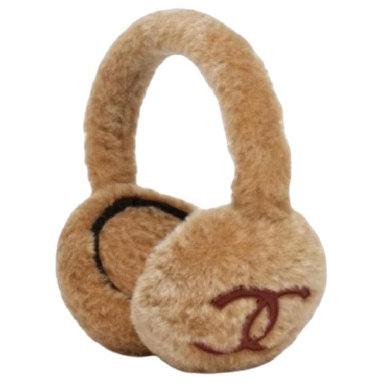 CHANEL Earmuffs Brown