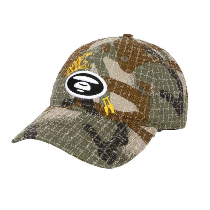 Aape Cotton Baseball Caps Green GRZ
