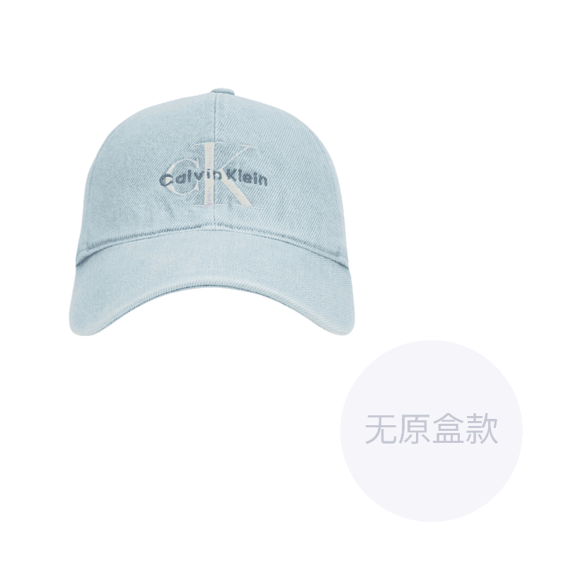 CALVIN KLEIN Cotton Baseball Caps Denim Light Blue LHLDenim Light Blue
