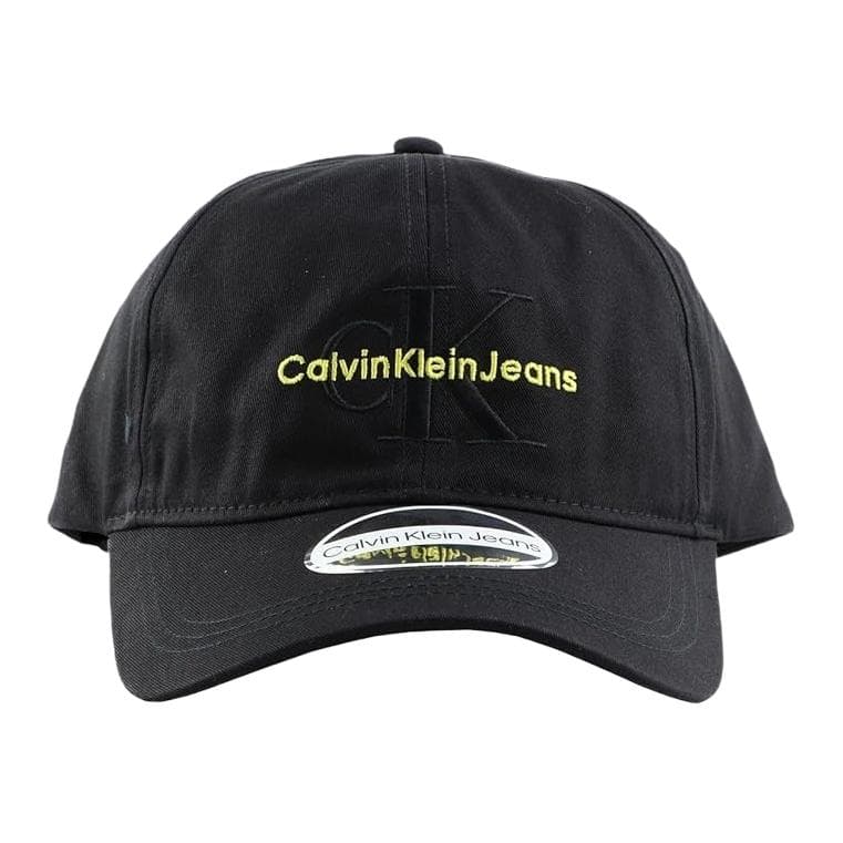 CALVIN KLEIN Cotton Baseball Caps Black Black