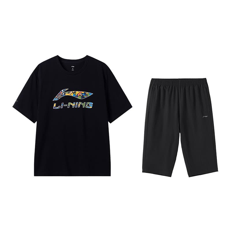 LiNing Sportswear Sets Crew Neck Thin