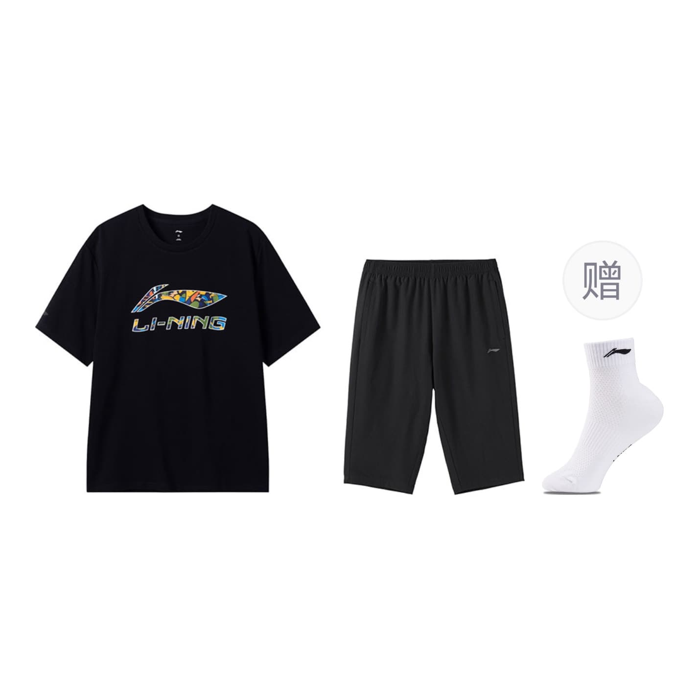 LiNing Sportswear Sets Crew Neck Thin