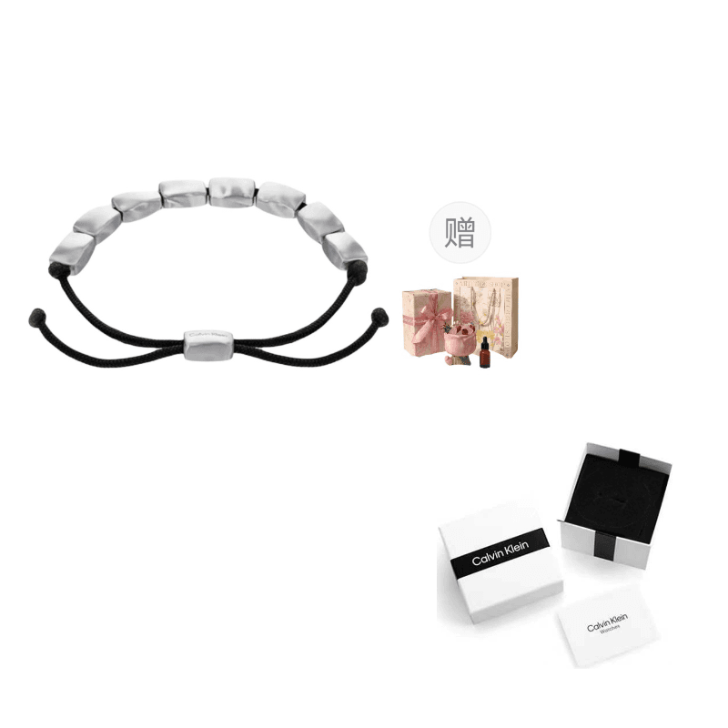 CALVIN KLEIN Titanium Steel Street Style, Versatile Bracelet Wave Bracelet