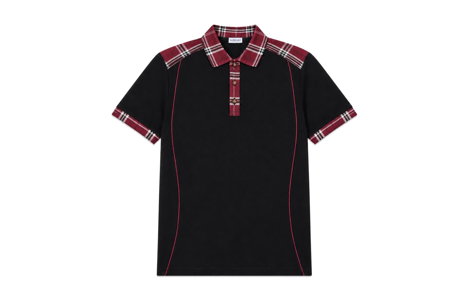 Burberry Polo Shirts Polo Collar Moderate Straight Fit