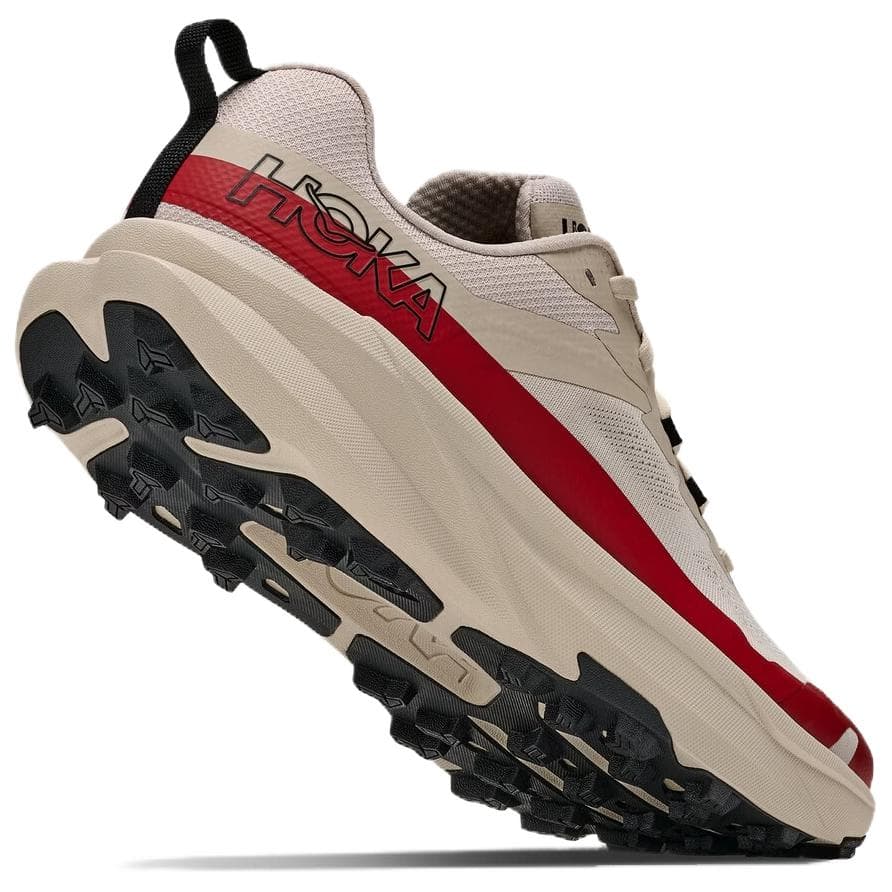HOKA ONE ONE Torrent 5 Trail Lowtop River Stone Gray/Red Agate