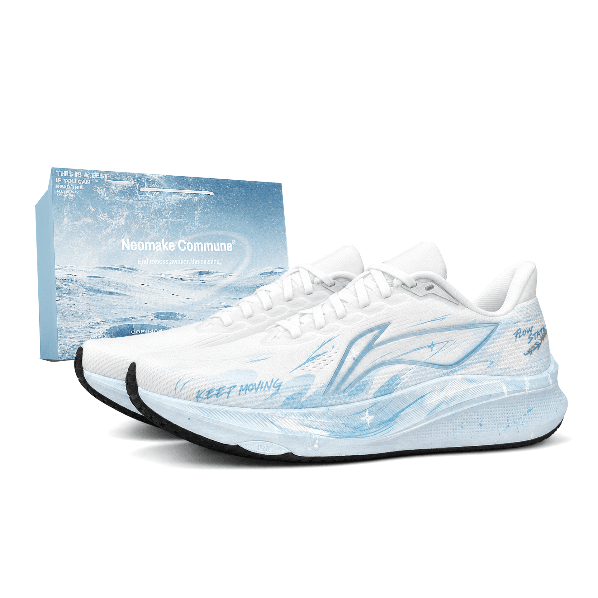 LiNing Red Hare 9 Lowtop Blue White