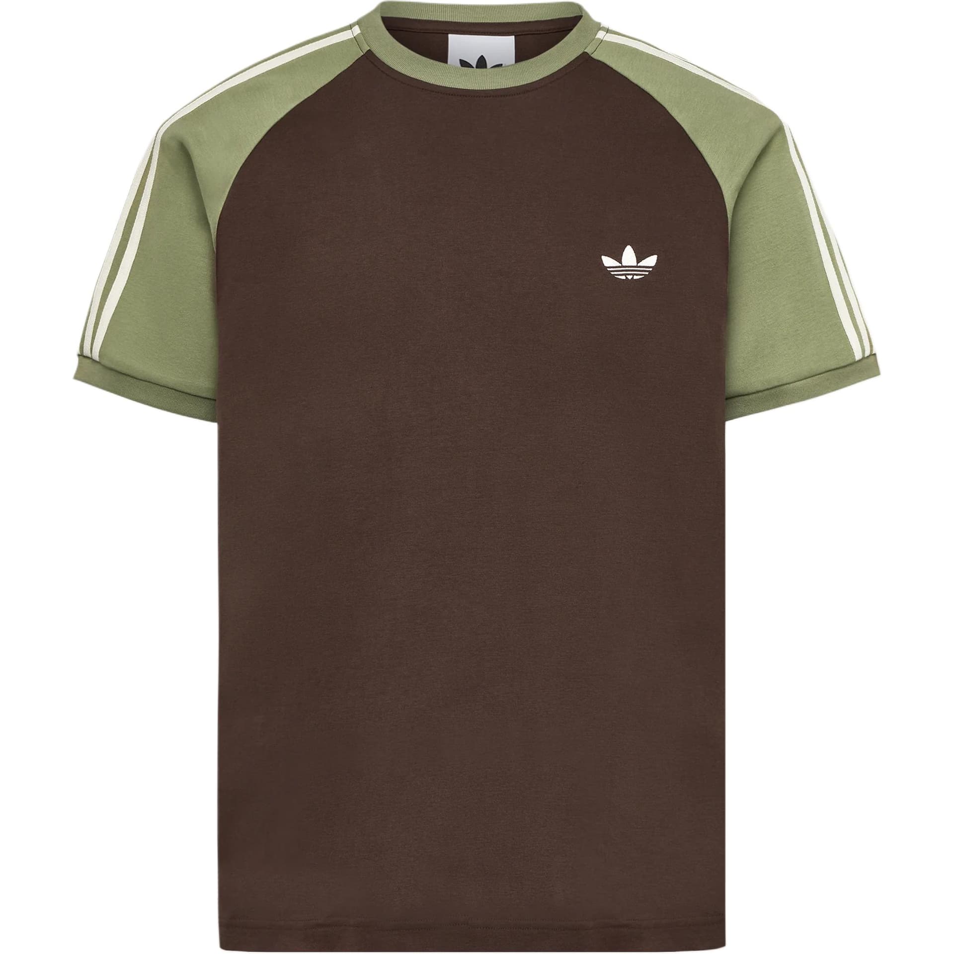 Adidas Originals TShirts Brown Crew Neck Moderate