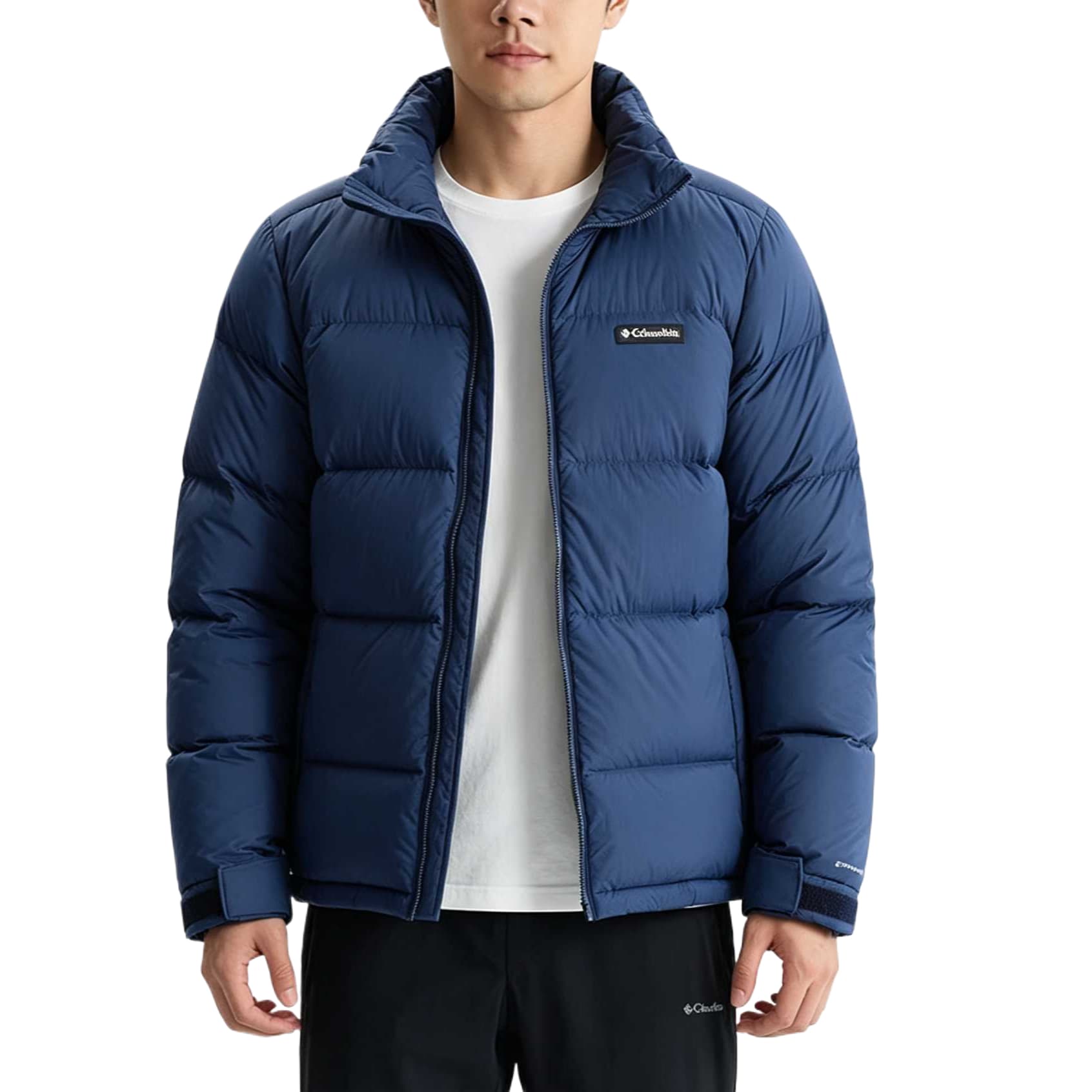 Columbia Down Jackets Stand Collar Moderate Straight Fit