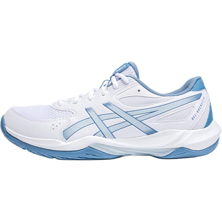 ASICS Badminton White Blue