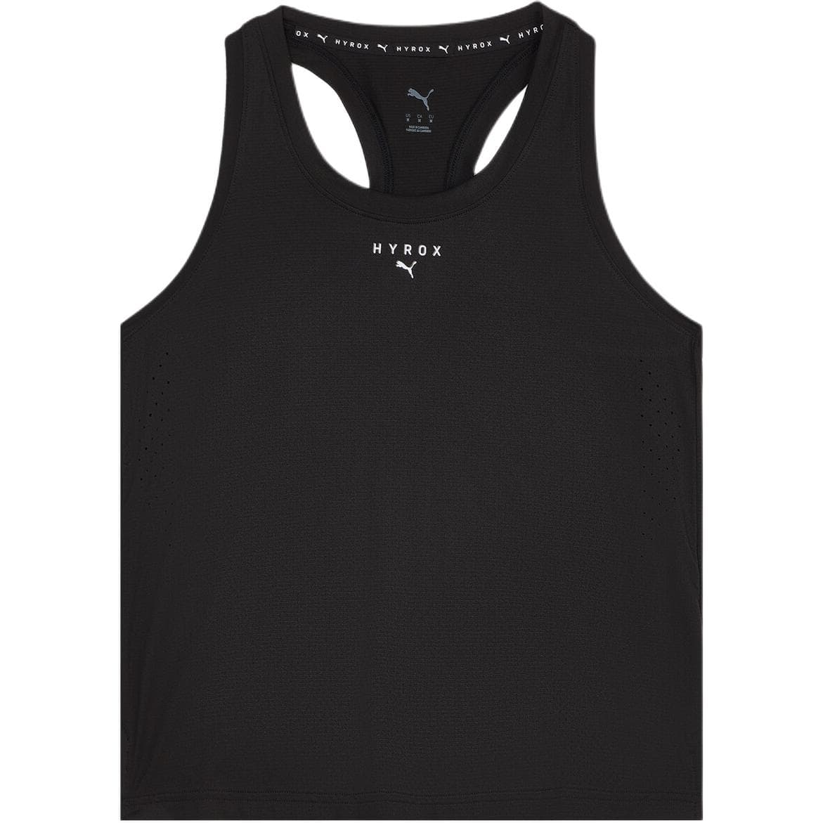 PUMA Sleeveless Sports Shirts Crew Neck Straight Fit Black01