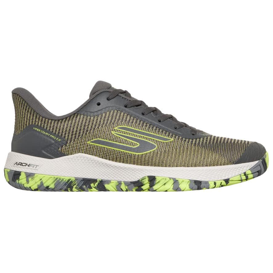 Skechers Viper Court Pro 2.0 Tennis Lowtop Gray Yellow