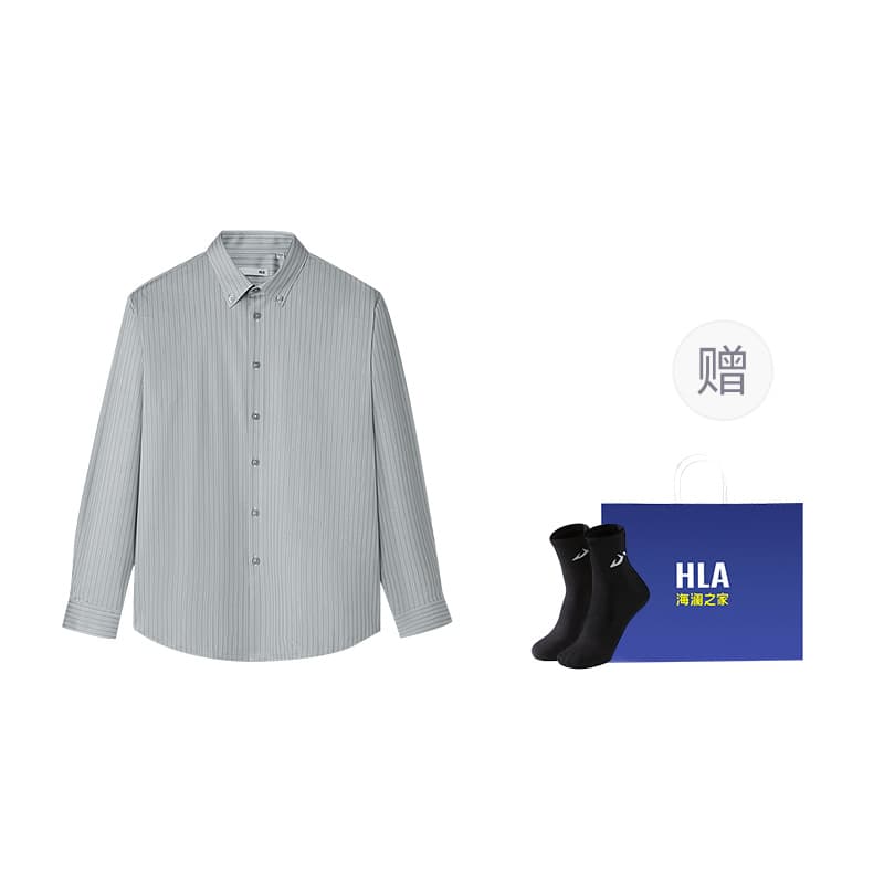 HLA Shirts Lapel Moderate Other