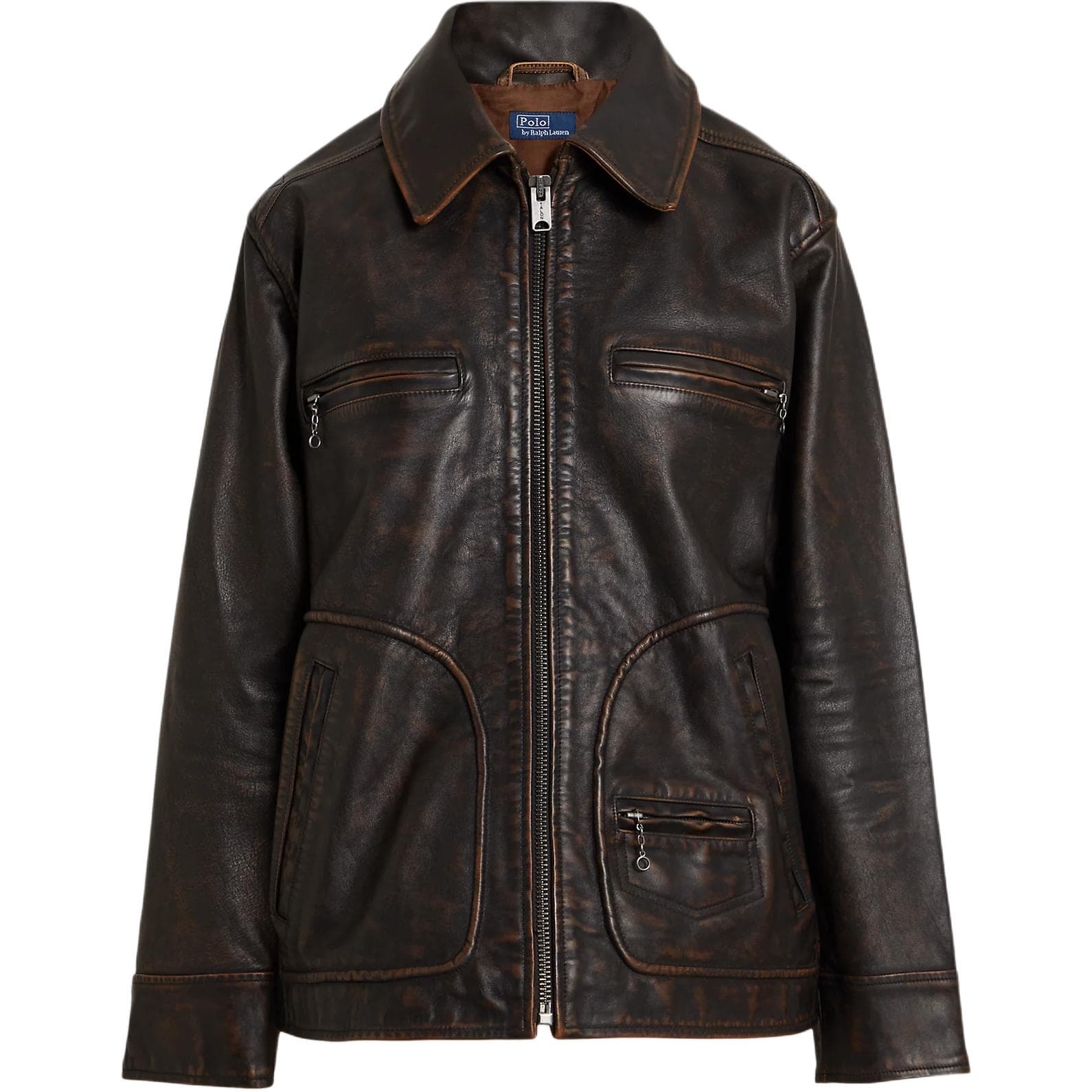 Polo Ralph Lauren Jackets Brown Lapel Moderate Straight Fit Brown