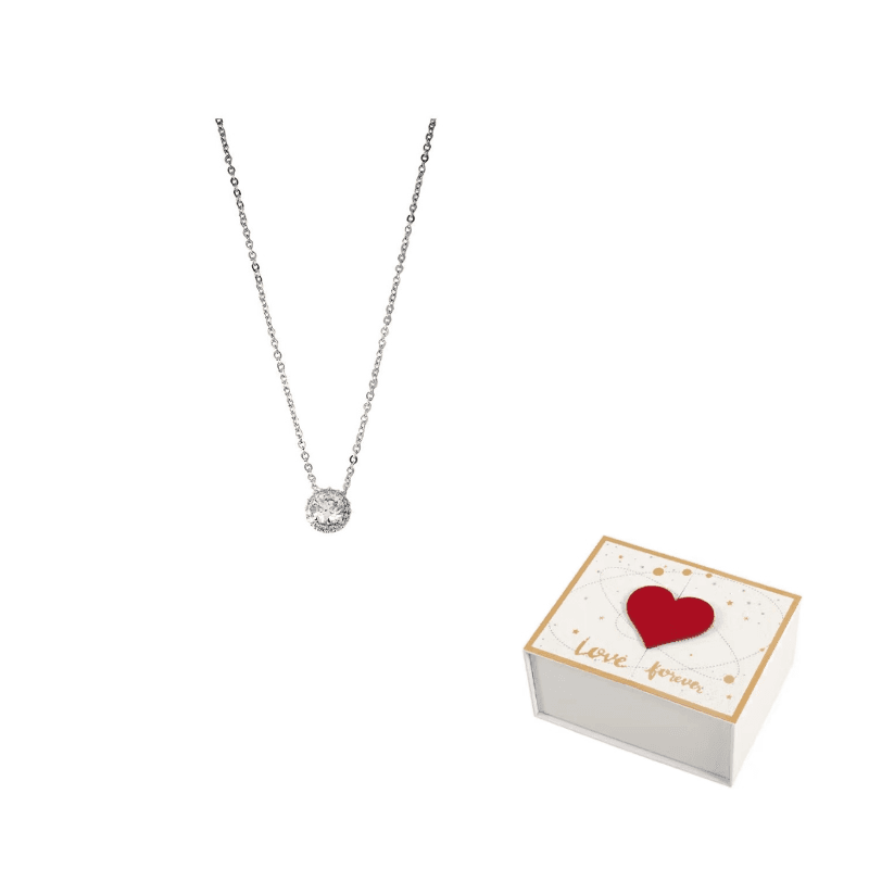 Swarovski Una Rhodium plated Necklaces Silver
