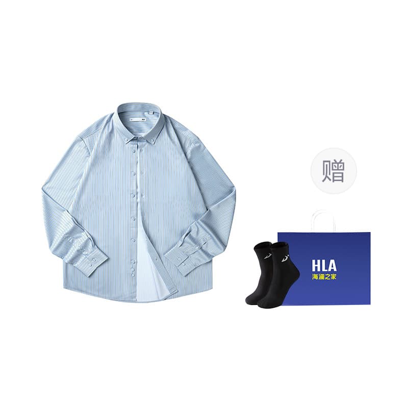 HLA Shirts Lapel Moderate Other