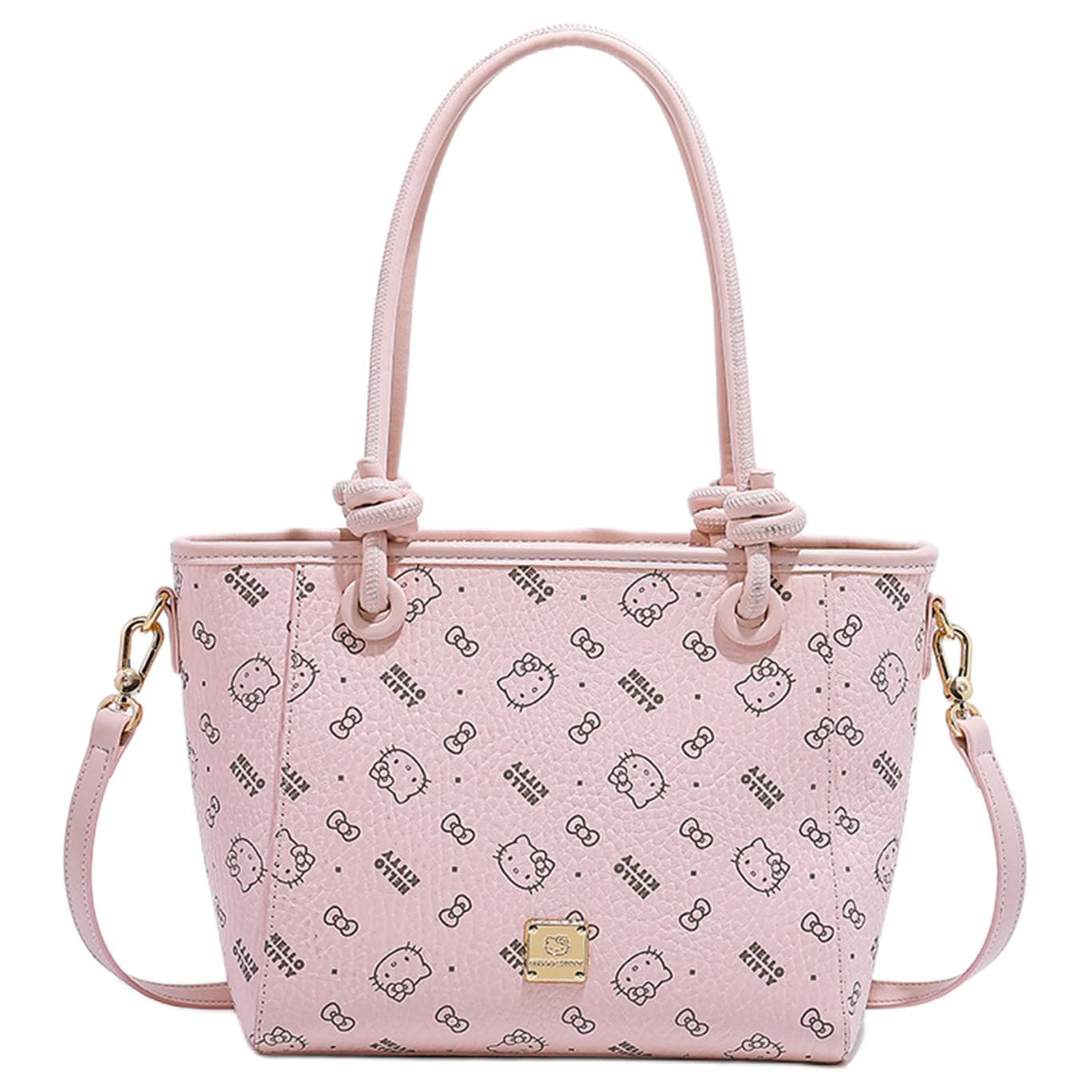 Sanrio Hello Kitty Pu Tote Bag, Shoulder Bag Medium Pink Pink