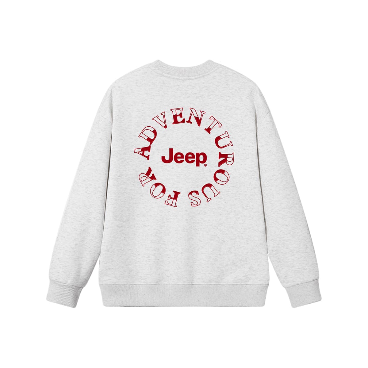 Jeep Grade School Sweatshirts Crew Neck Thickened Stretch