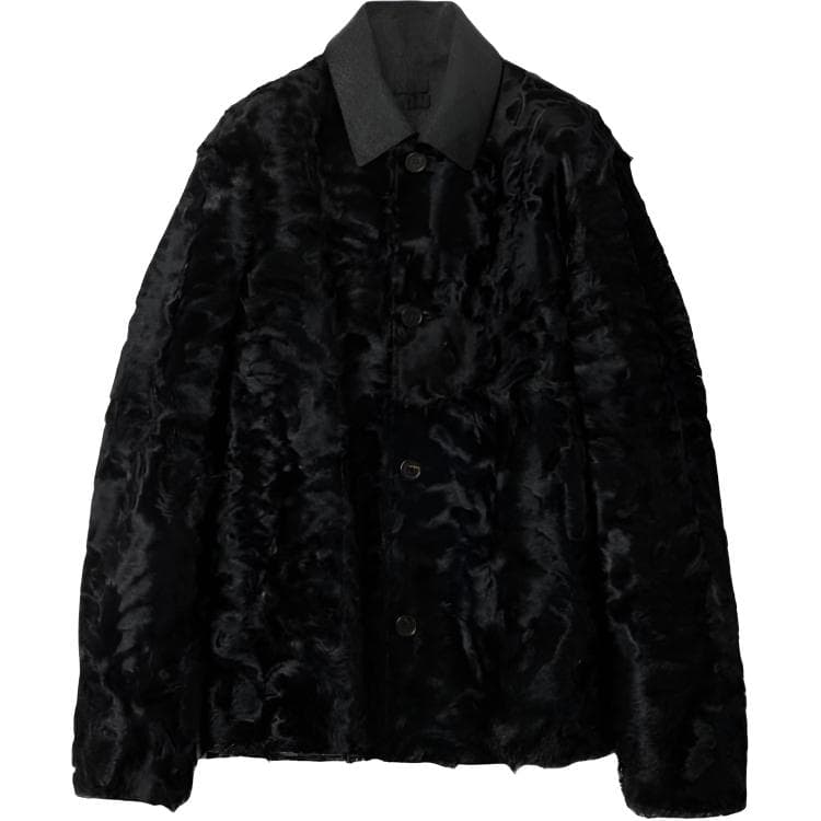 MIU MIU Furs Black Lapel Moderate Black