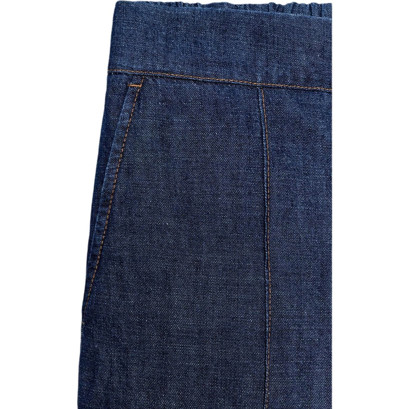 ZARA Jeans Indigo Moderate Wide Leg