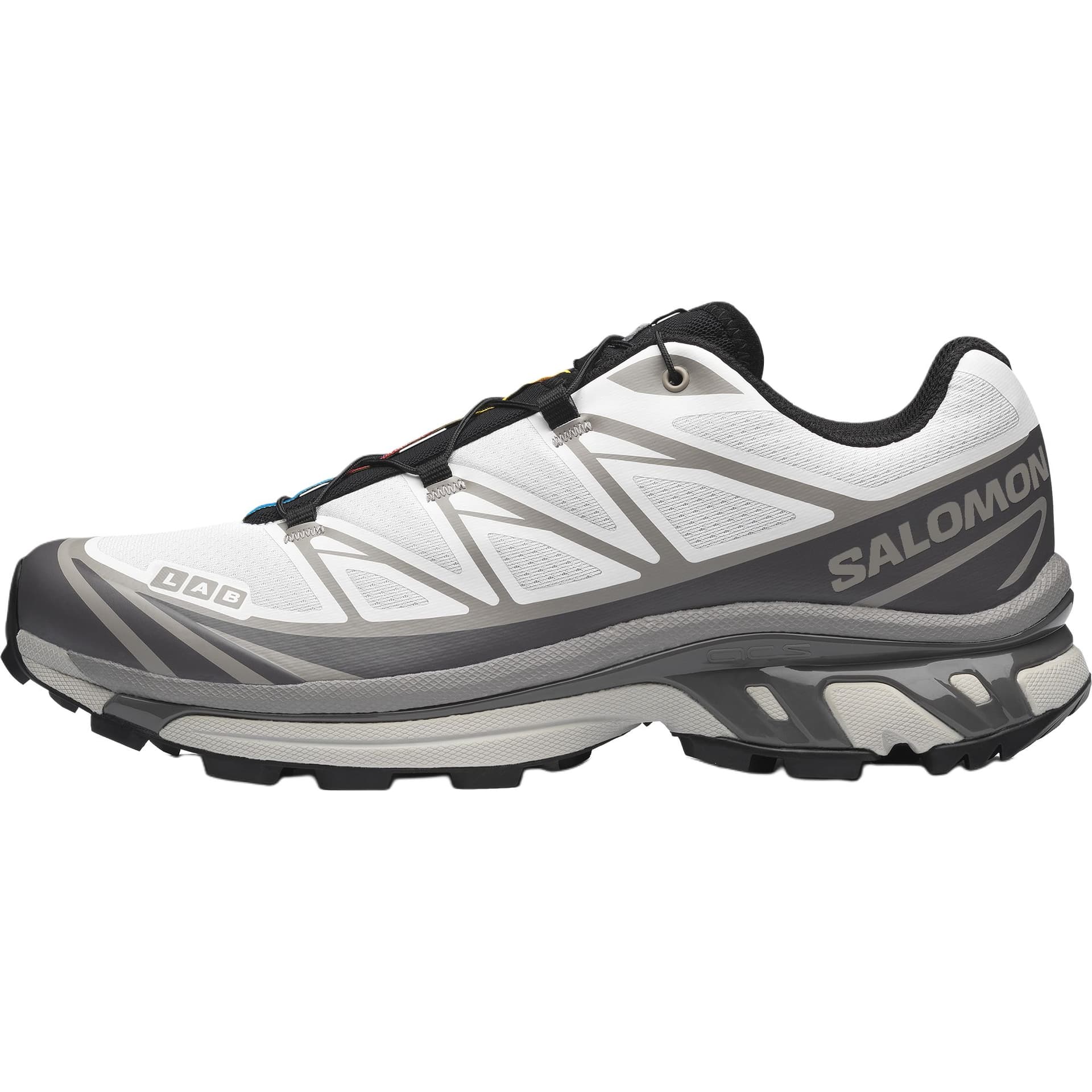SALOMON XT6 Lowtop White/Metallic Gray/Dove White