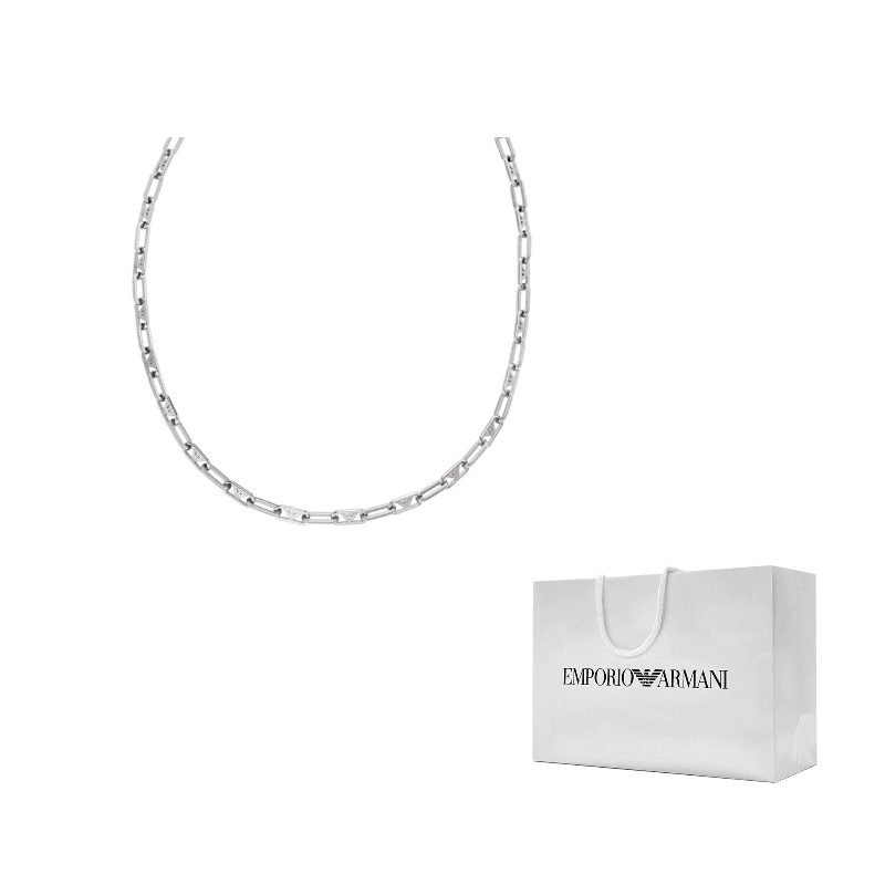 EMPORIO ARMANI Stainless Steel Necklaces Silver
