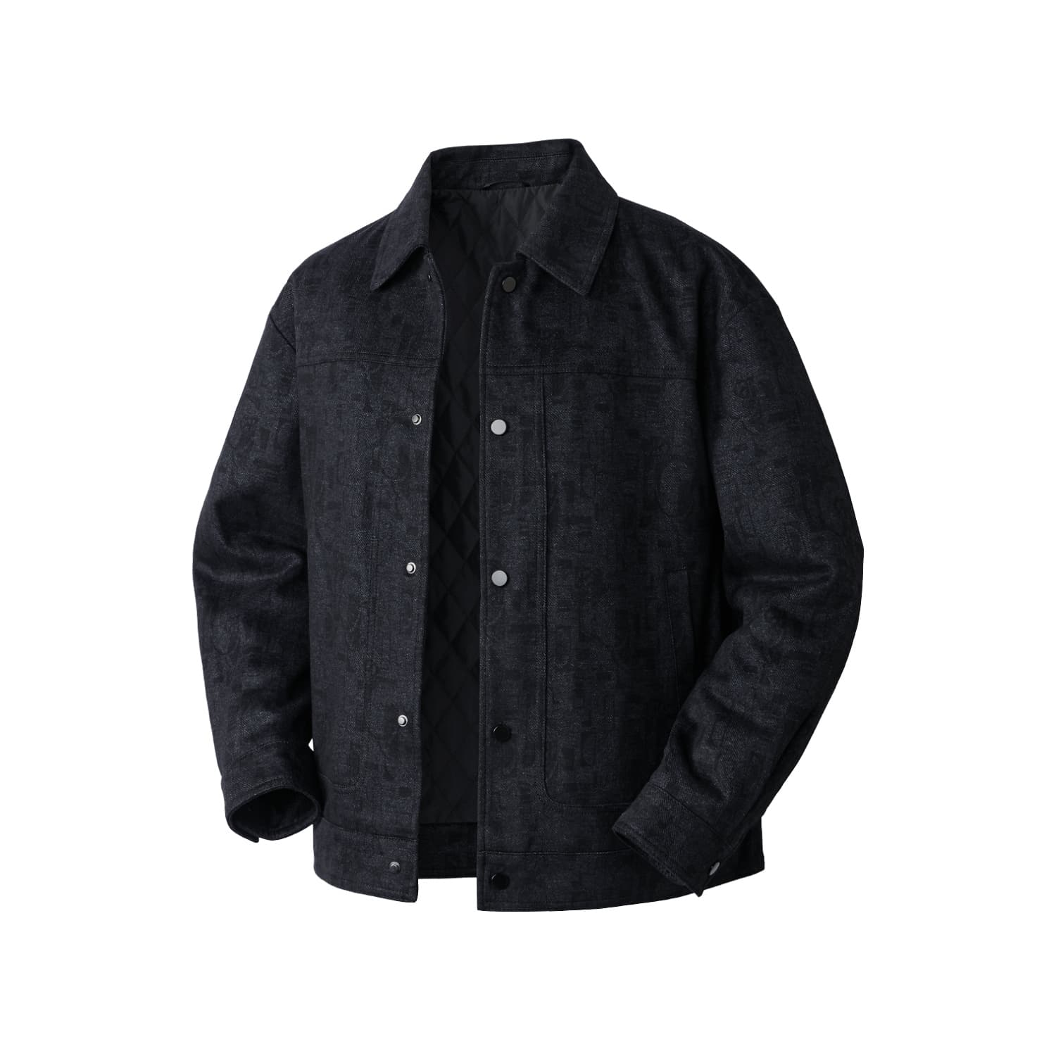HLA Jackets Navy Blue Pattern E3 Lapel Moderate Other