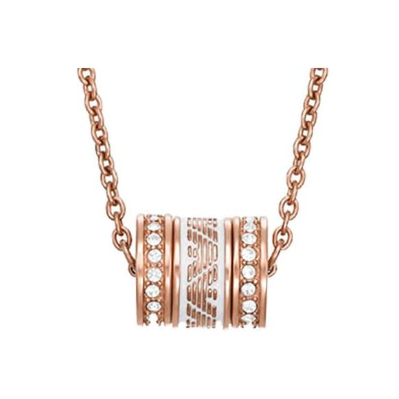 EMPORIO ARMANI Stainless Steel Necklaces Rose Gold