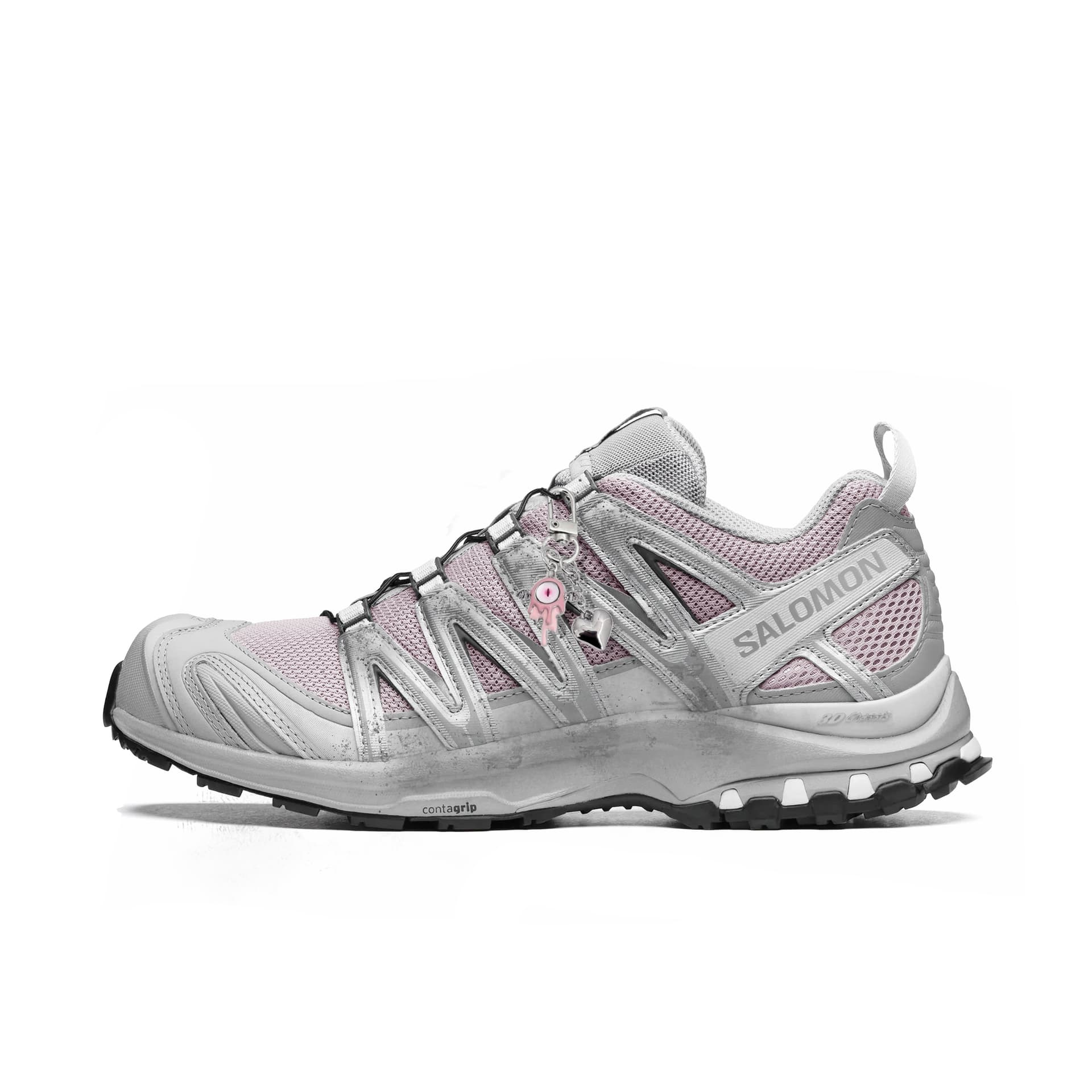 SALOMON XA PRO 3D Lowtop Gray Pink Contrast Colorway