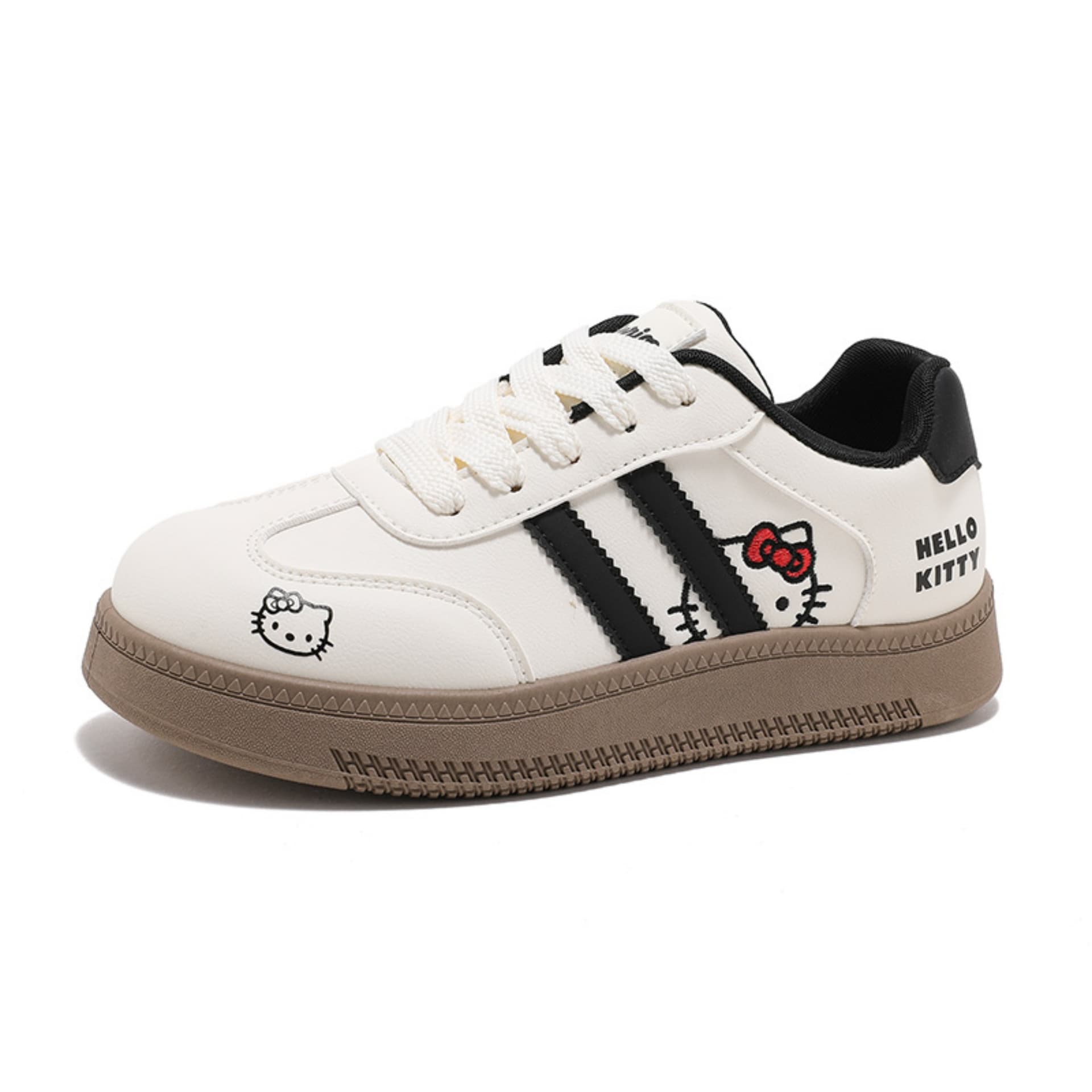 Sanrio Skate Lowtop Beige Black/Beige Red/Beige Pink Green