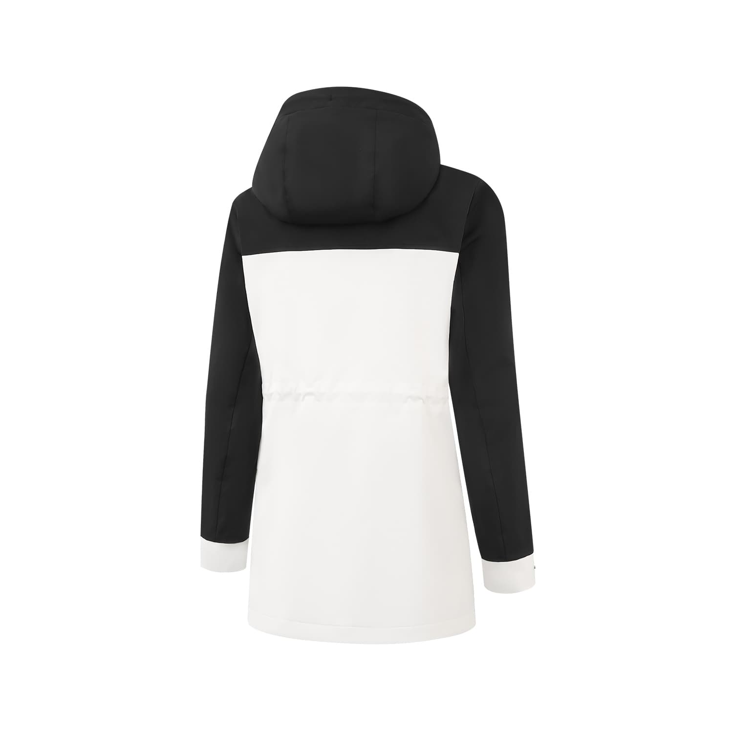 LiNing Trench Ivory/Black Hooded (Nondetachable) Moderate