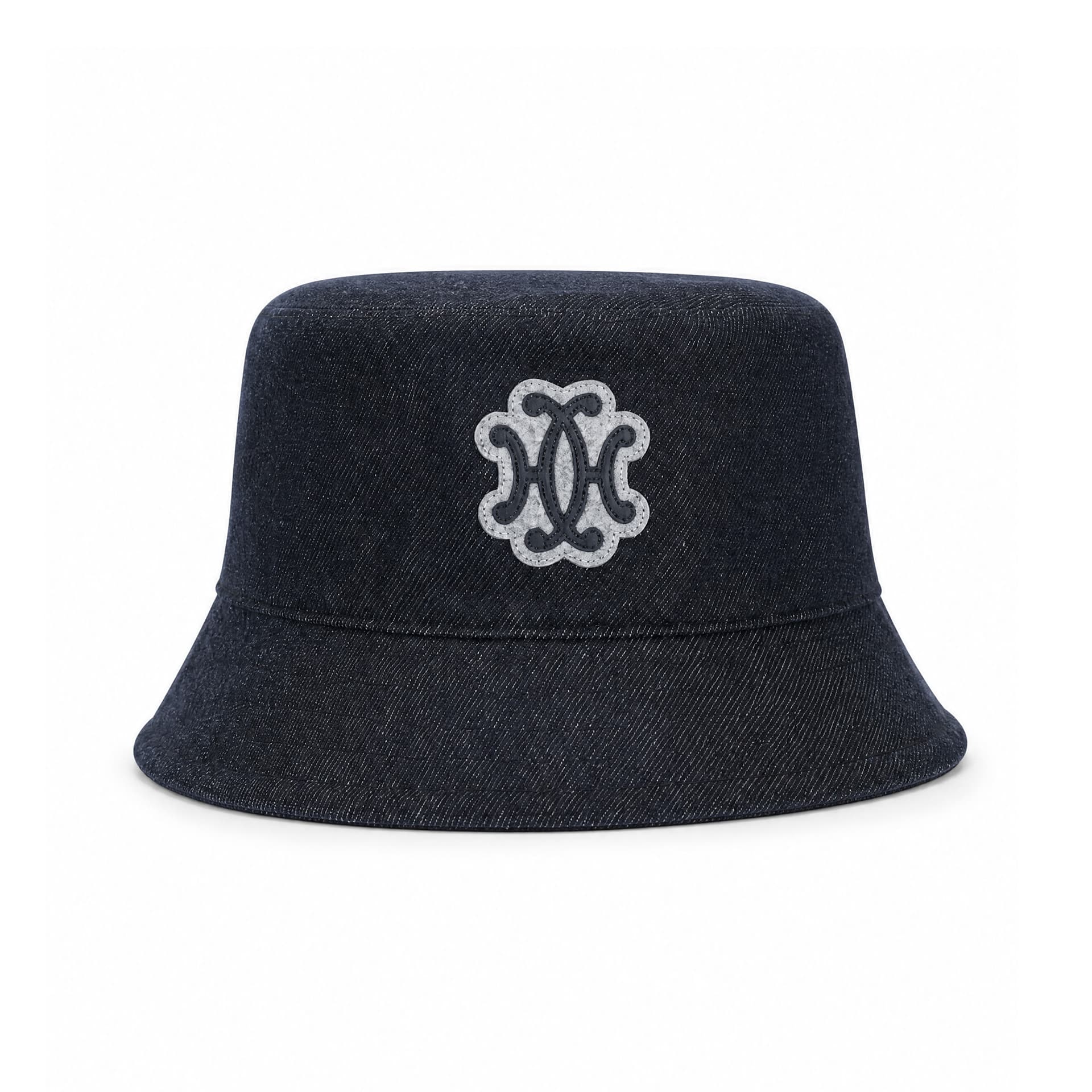 HERMES Cashmere, Silk, Cotton Fabric Bucket Hats Indigo Indigo