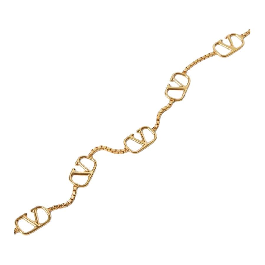 Valentino Metal, Crystal Anklets Gold