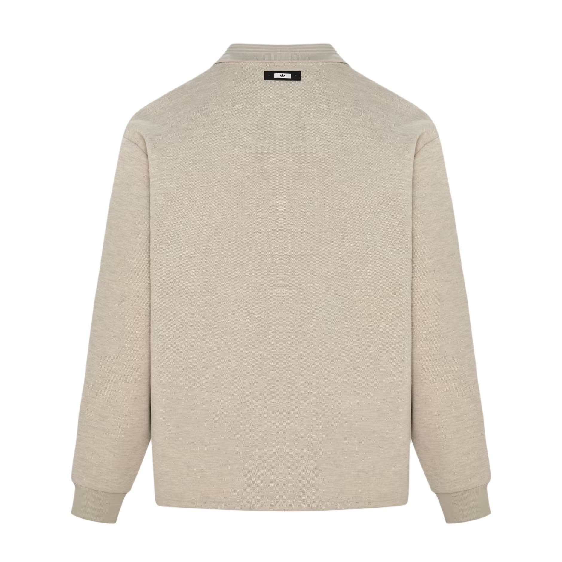 Adidas Originals RUGBY Polo Shirts Taupe Lapel Moderate