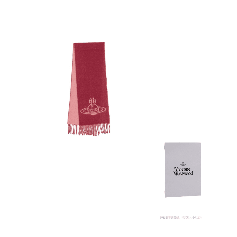 Vivienne Westwood Orb embellished Reversible Scarf