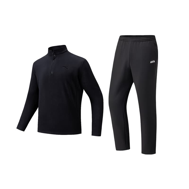 ANTA Life Collection Sportswear Sets Stand Collar Moderate