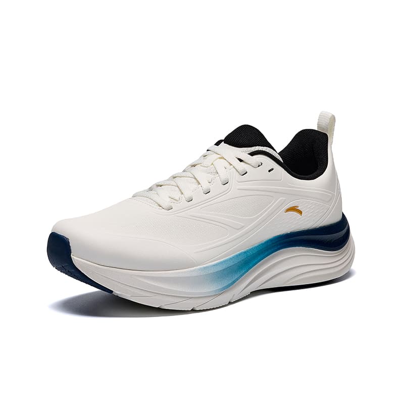 Anta AbrasionResistant Lightweight Rebound Lowtop Ivory White/Basic Black