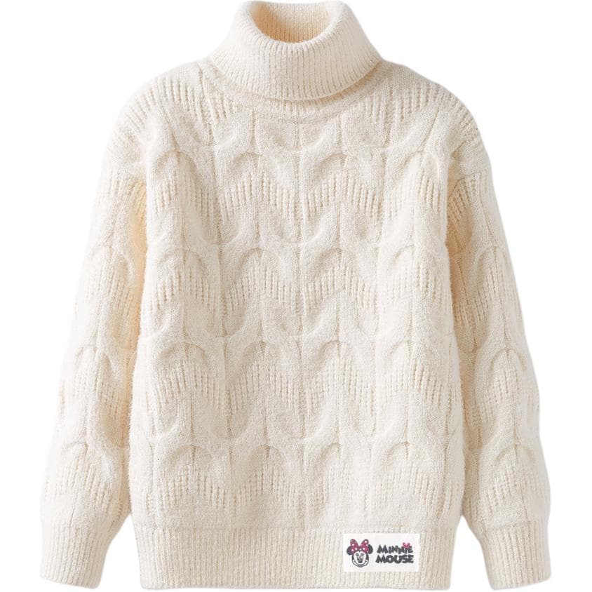 Disney Sweaters Turtleneck Thickened Stretch